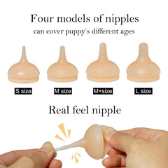 Doggiema tétine silicone XS pour chiot, douceur adaptée.