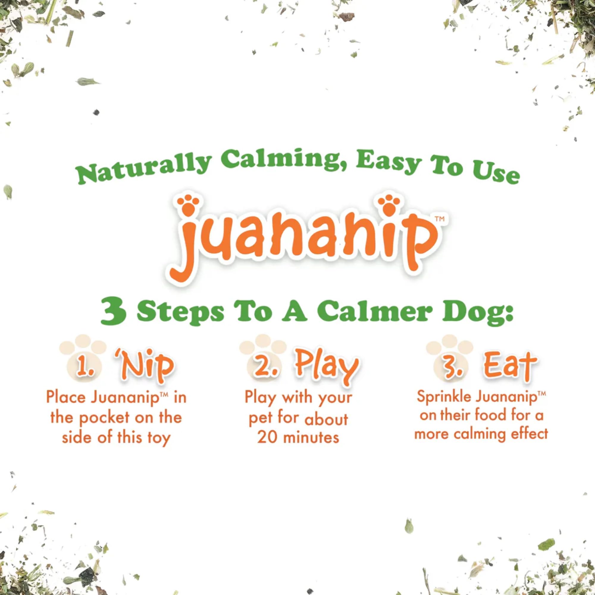 Herbes apaisantes Doggijuana pour chiens, favorisent un calme naturel.