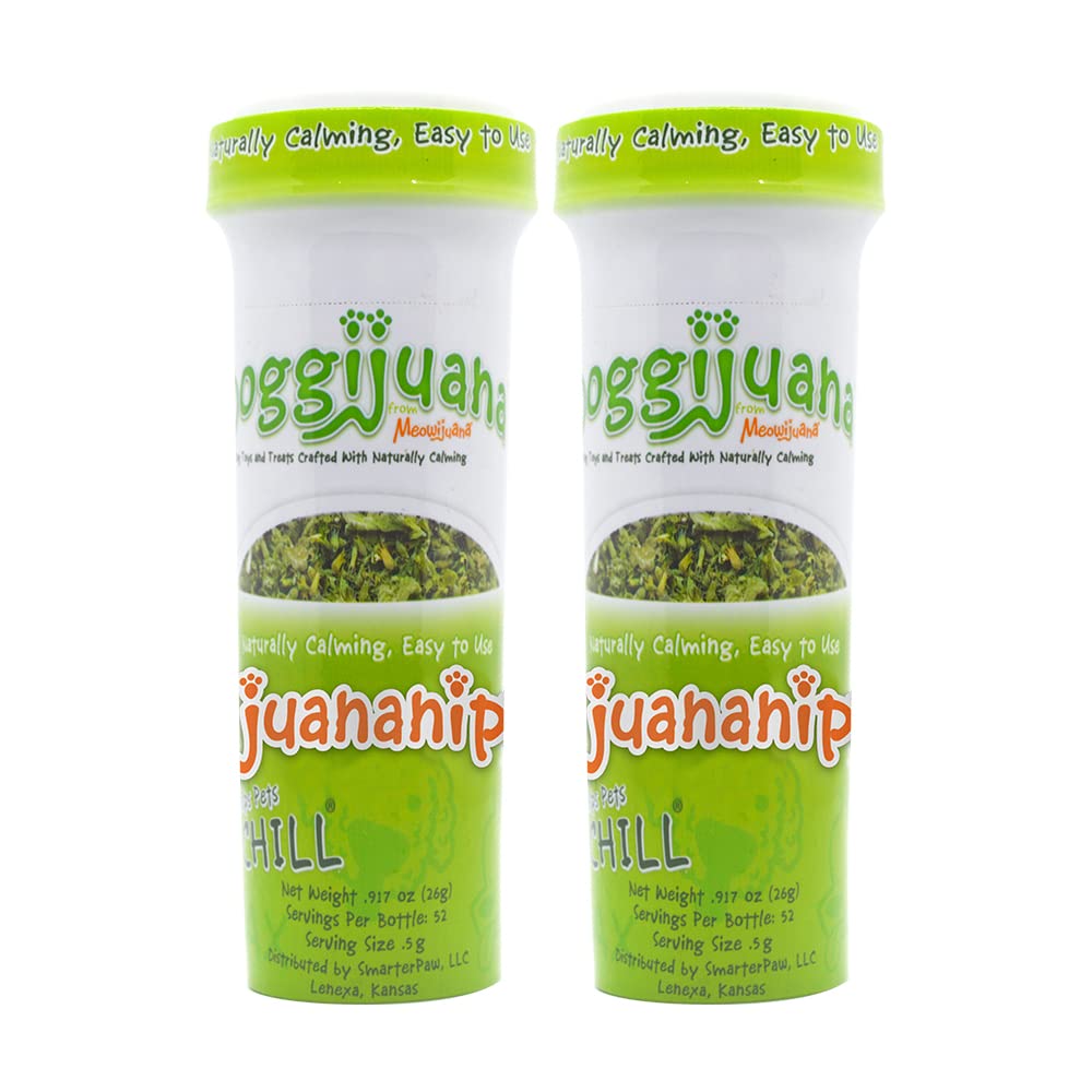 Doggijuana Juananip, flacon-recharge pratique pour le quotidien des chiens.