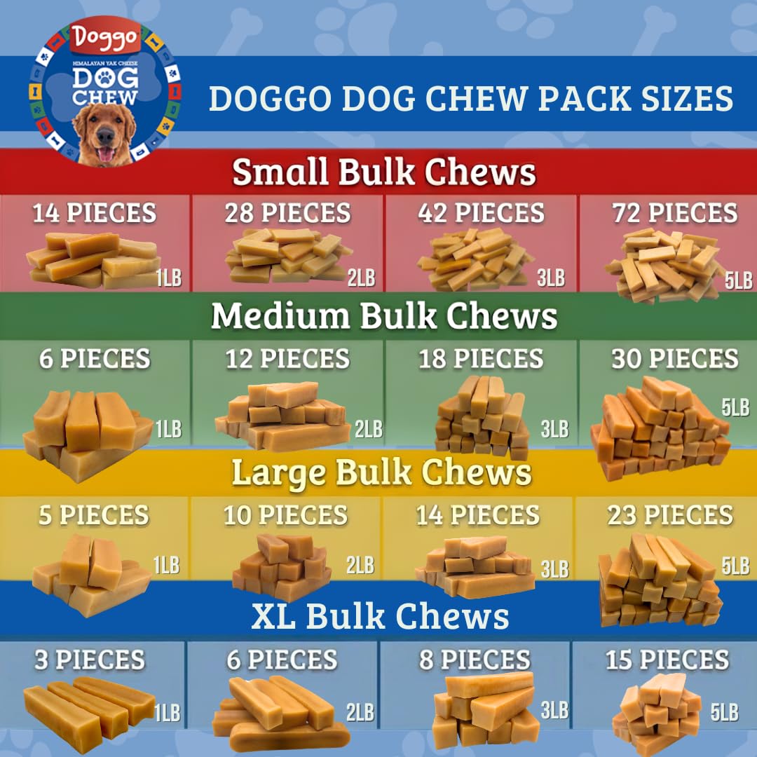 Doggo Dog Chew emballage pratique de 10 pièces