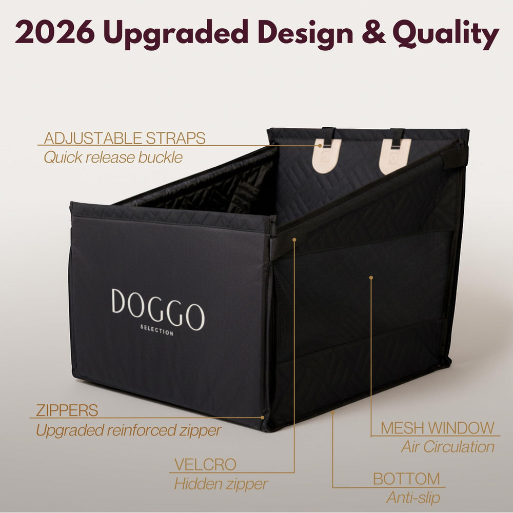 DOGGO Selection poches-rangement-integrees pour jouets et essentiels.