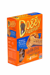 Doggy Delirious os au beurre de cacahuète, friandise croquante pour récompense quotidienne.