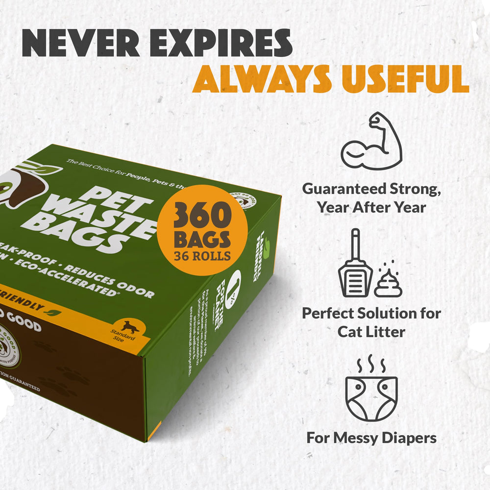 Emballage bulk Doggy Do Good, 360 sacs pour usage prolongé.