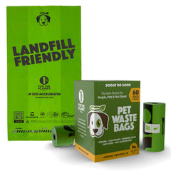 Sacs Doggy Do Good 60 sachets, pratique pour les promenades propres.
