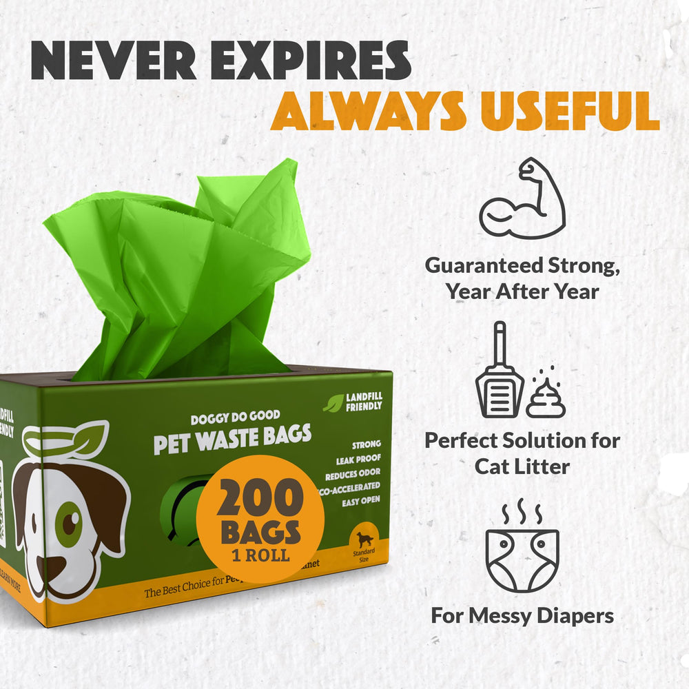 Doggy Do Good sacs-dechets-chiens-anti-fuite, sécurité lors du ramassage.