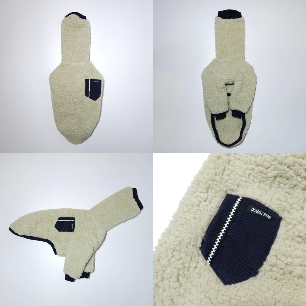 Doggystar finition couture robuste assure durabilité en extérieur.