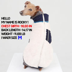 Doggystar gilet polaire zippe pour Italian Greyhound, enfiler rapidement.