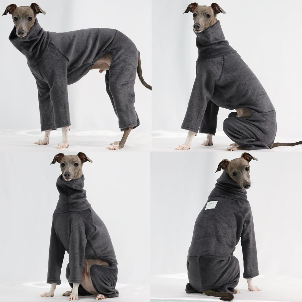 Doggystar manches longues pour lévrier italien, protection légère contre le froid.