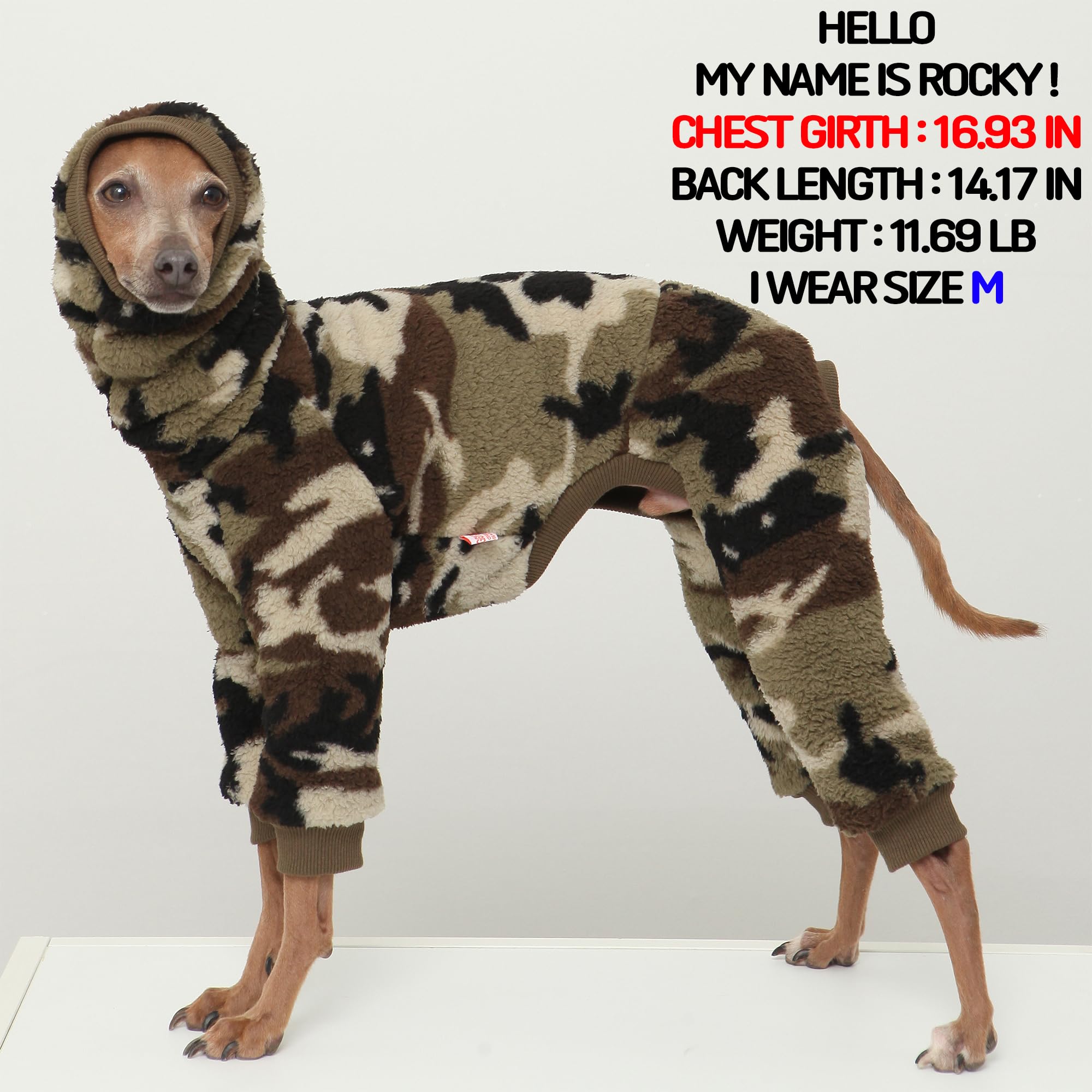 Veste polaire doggystar col roulé camouflage vert, facile à enfiler et retirer.