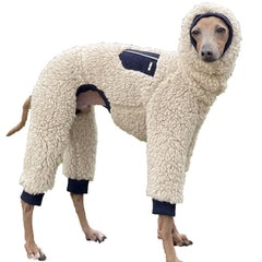 Doggystar pull col roulé polaire — vue face, chaleur idéale pour iggy.