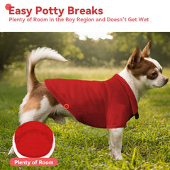 DOGGYZSTYLE polo-shirt col vert, style frais pour petites races.