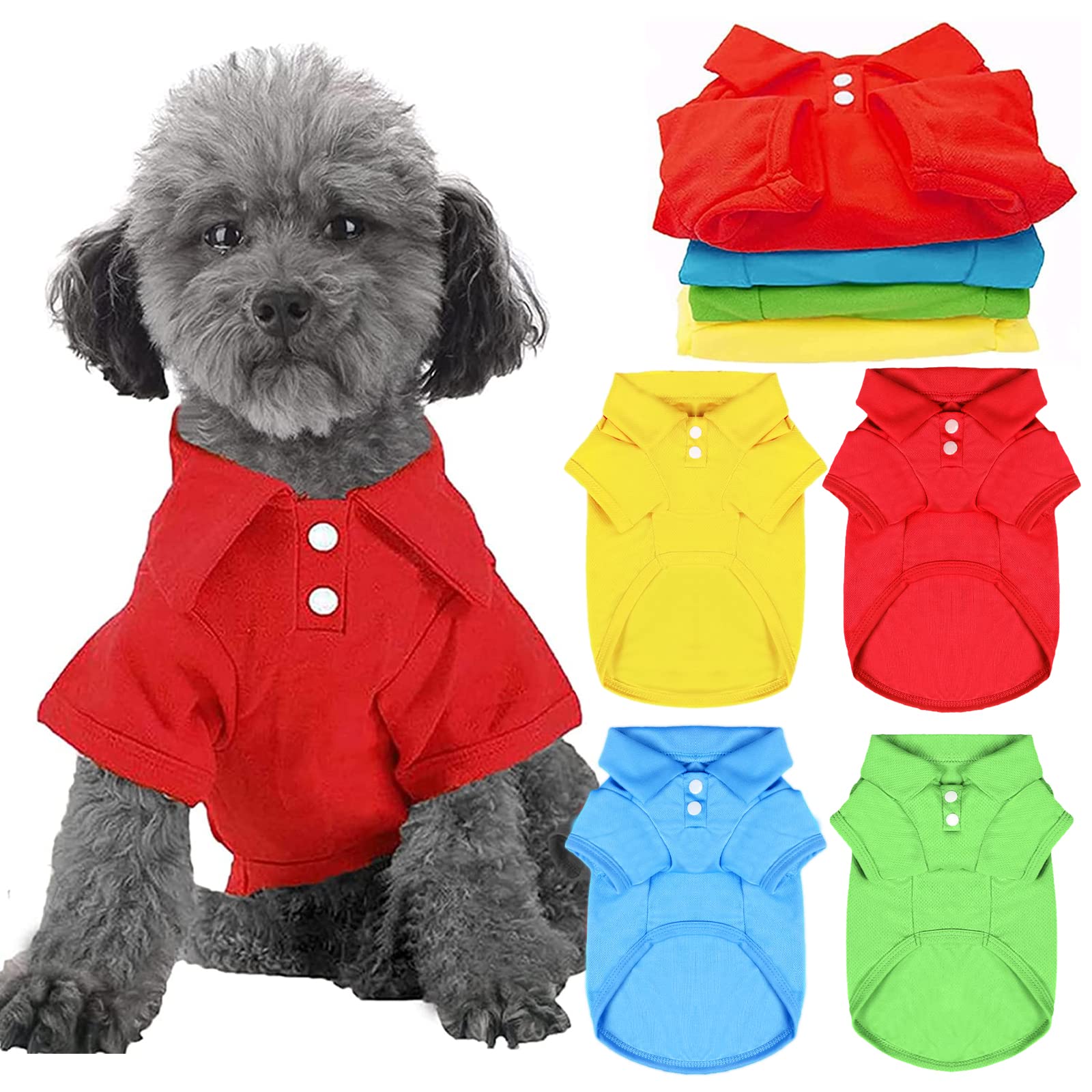 Doggyzstyle polo-tshirt bleu: confort et visibilité pour petits animaux lors des sorties