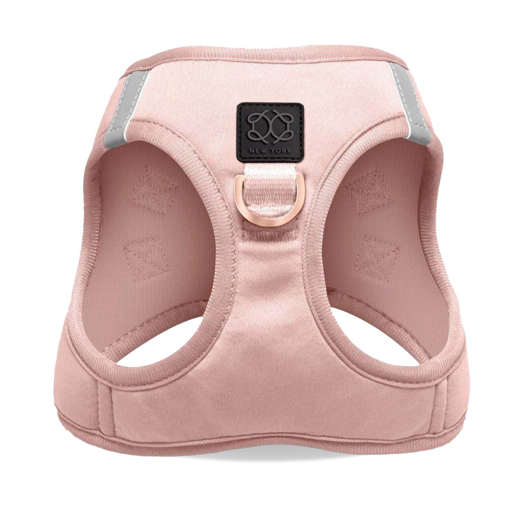 DOGISTRY SoHo harnais chien rose poudré, design élégant et confortable.