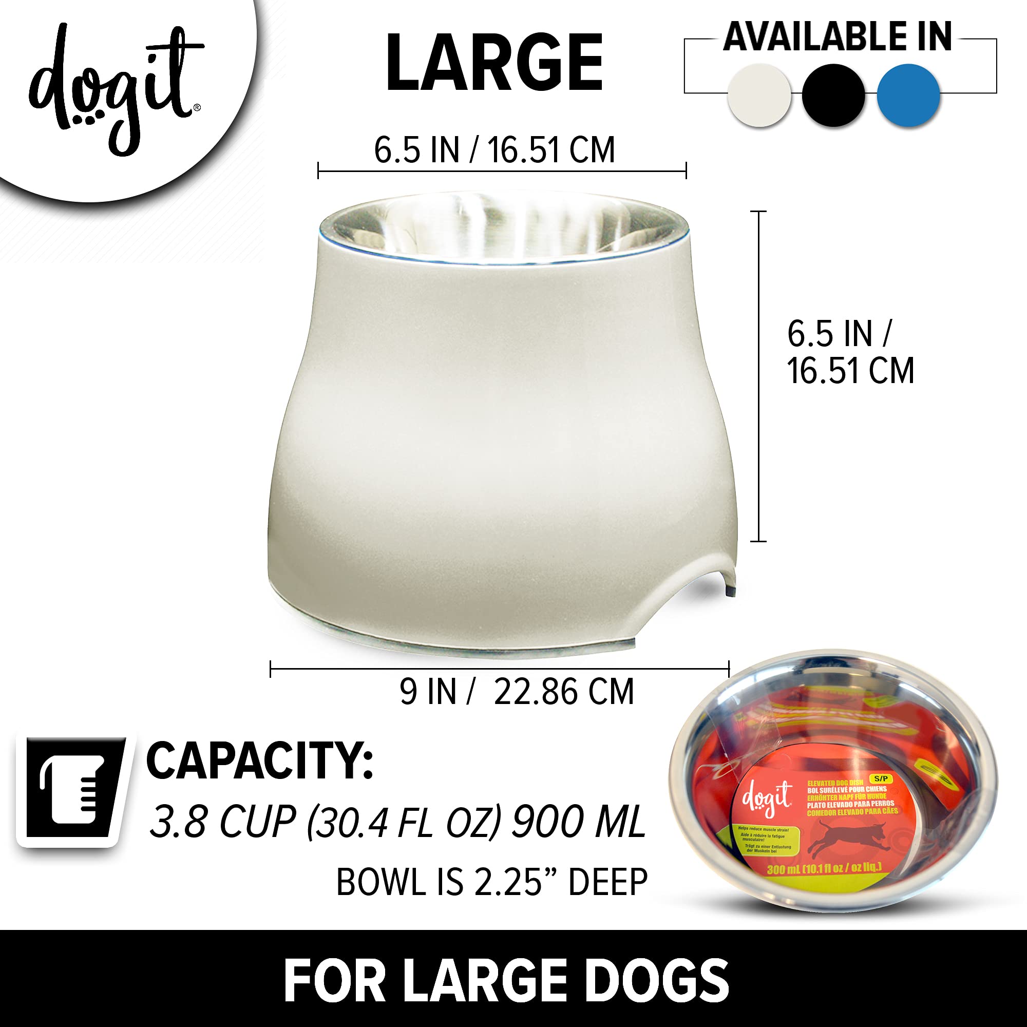 Dogit bol grand format : adapte pour chiens de grande taille