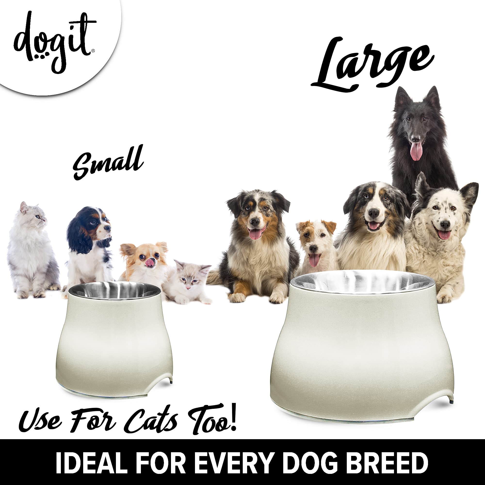 Dogit bol lave-vaisselle inox : insert inox lavable au lave-vaisselle