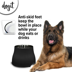 Insert Dogit en acier inox pour nourriture, nettoyage au lave-vaisselle facile.