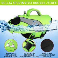 Doglay flottation-avancee aide à la natation sans fatigue.