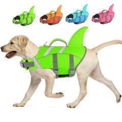 Doglay gilet de sauvetage pour chien avec fin de requin, meilleure visibilité