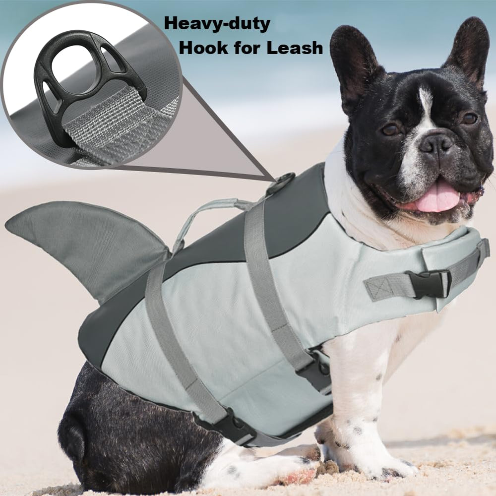 Doglay gilet de vie chien réquin – sangles réglables et boucles rapides sécurisent l’ajustement