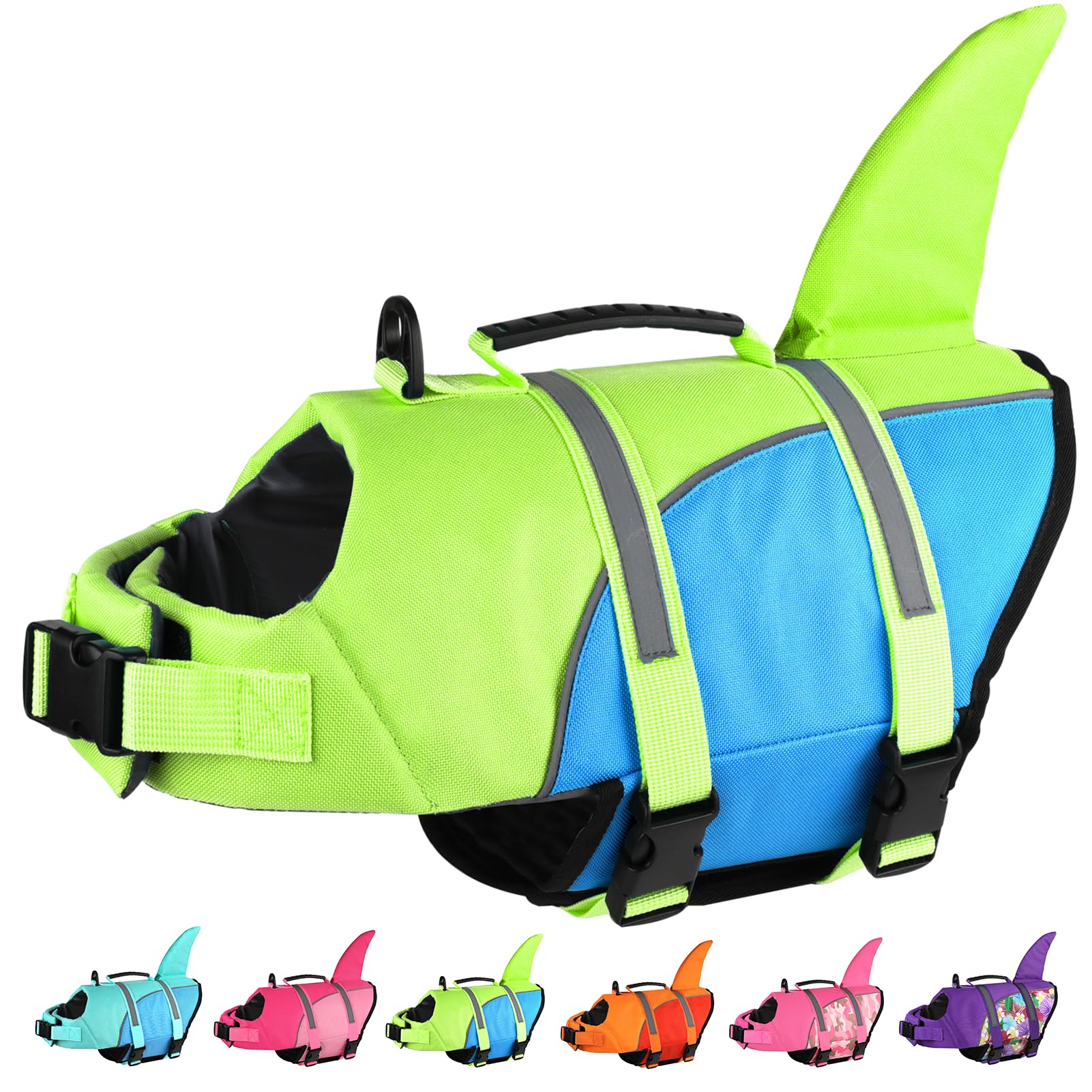 Doglay gilet flottaison requin ripstop: haute flottabilité pour nager en sécurité.