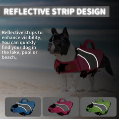 Gilet Doglay avec bandes réfléchissantes pour une meilleure visibilité.