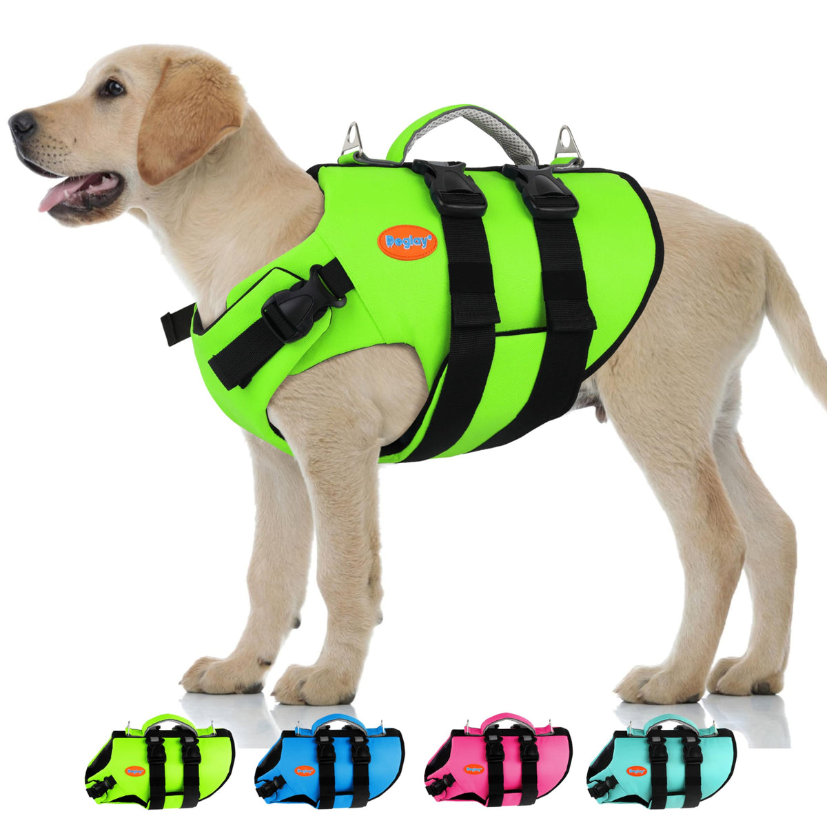 Doglay gilet sauvetage chien avant: flottabilité élevée pour sorties nautiques.