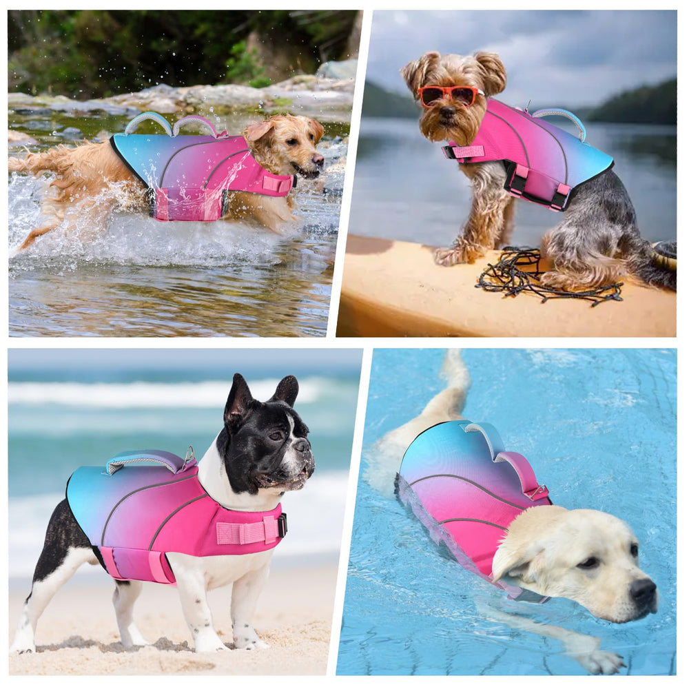 Doglay gilet sauvetage chien visibilite elevee et reflechissants pour la securite.