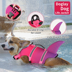 Doglay gilet sauvetage chien matériaux oxford, résistance et confort en eau.