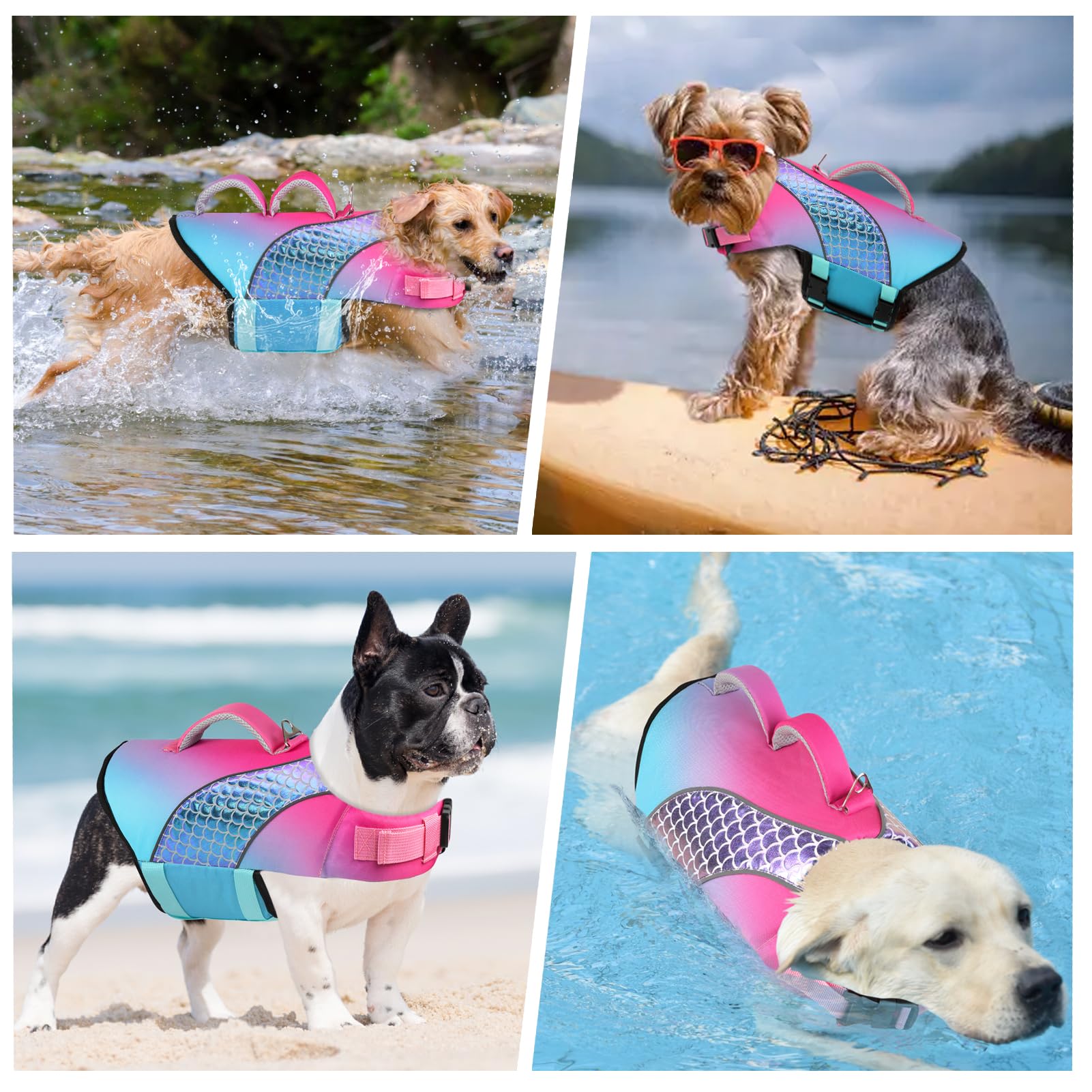 Gilet Doglay avec bandes réfléchissantes pour meilleure visibilité.