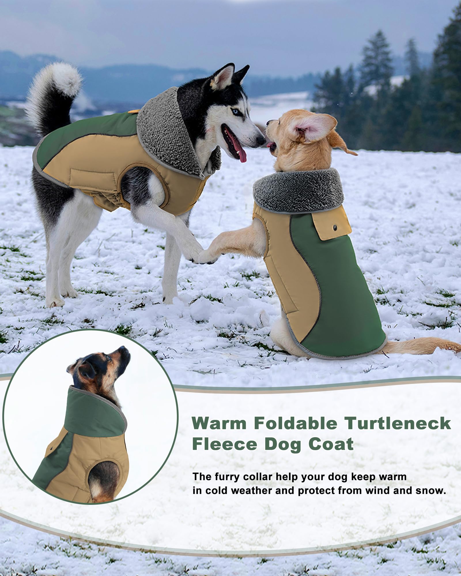 Doglay manteau chien ajustement élastique pour un maintien sûr.