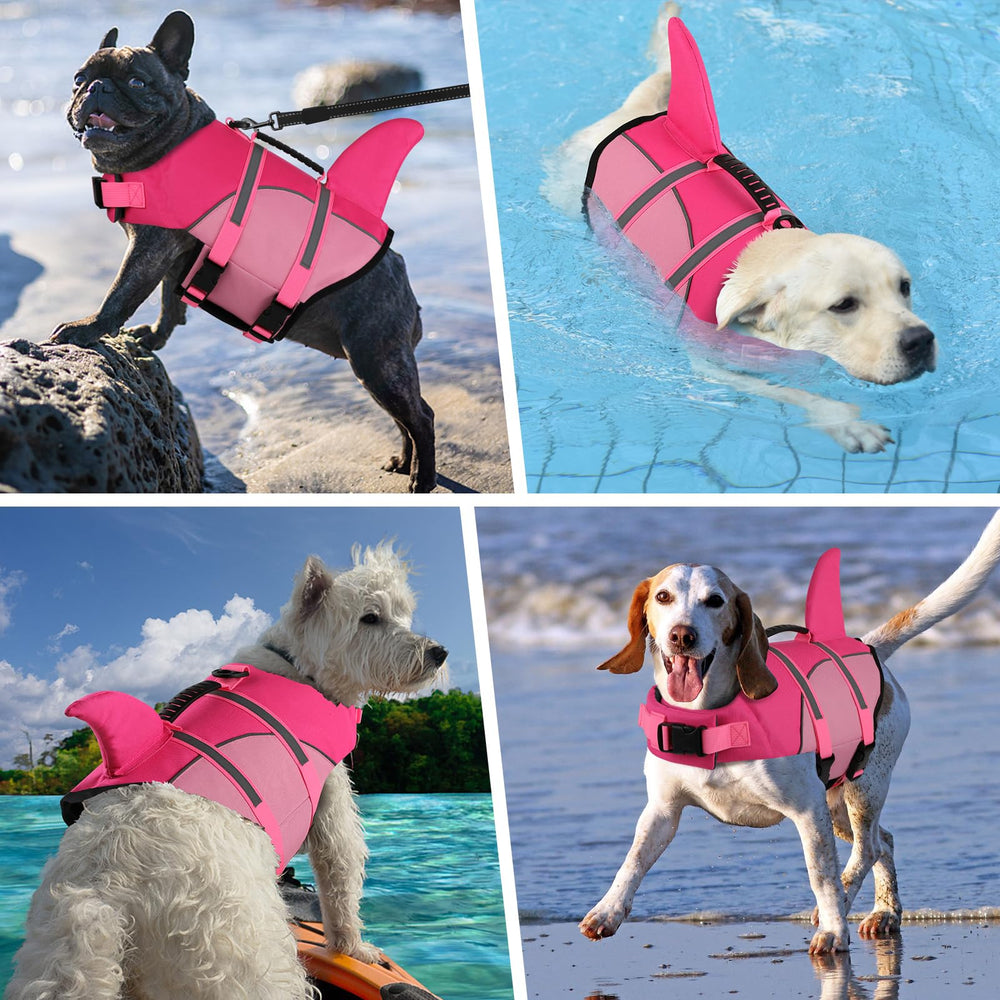 Doglay Ripstop Shark poignée de sauvetage facilite les secours en mer ou en piscine.