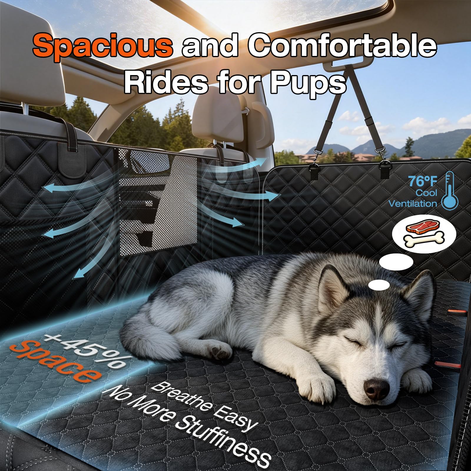 Doglike matelas-amovible-xl – confort doux et nettoyage facile.