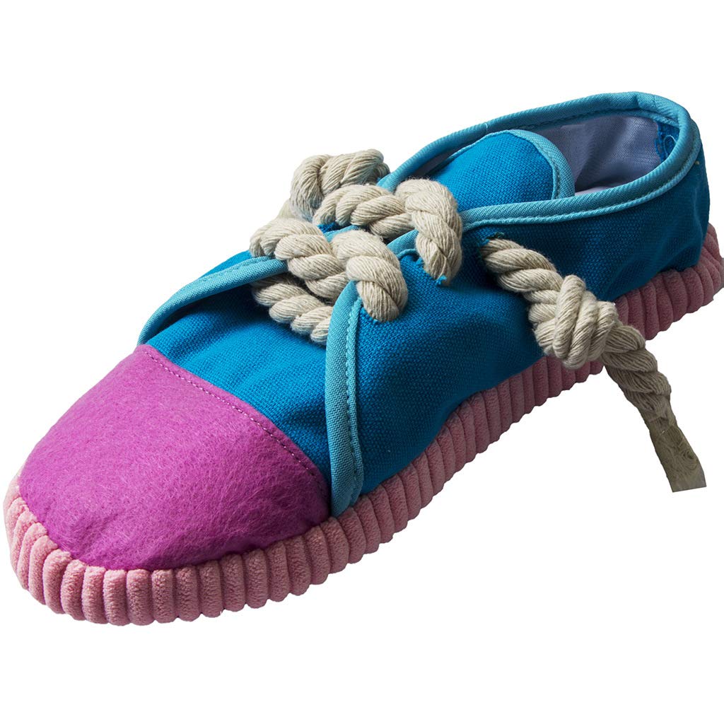 Jouet DOGOWU forme chaussure avec sifflement, stimulant le jeu.