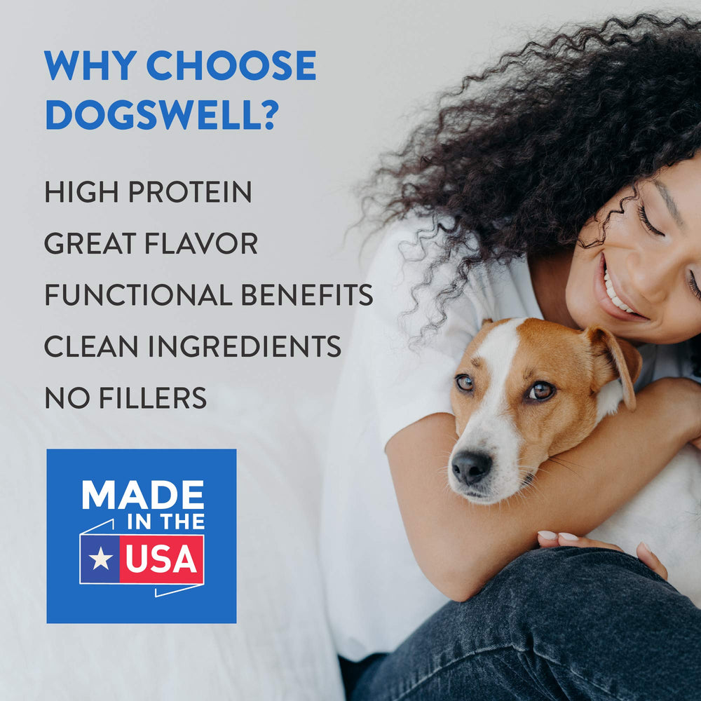 DOGSWELL Jerky moules vertes Nouvelle-Zélande: source naturelle pour les chiens actifs.