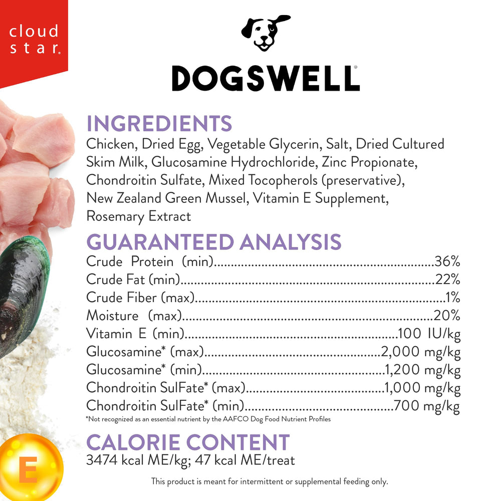 DOGSWELL protéine élevée pour soutenir la masse musculaire et l'énergie.