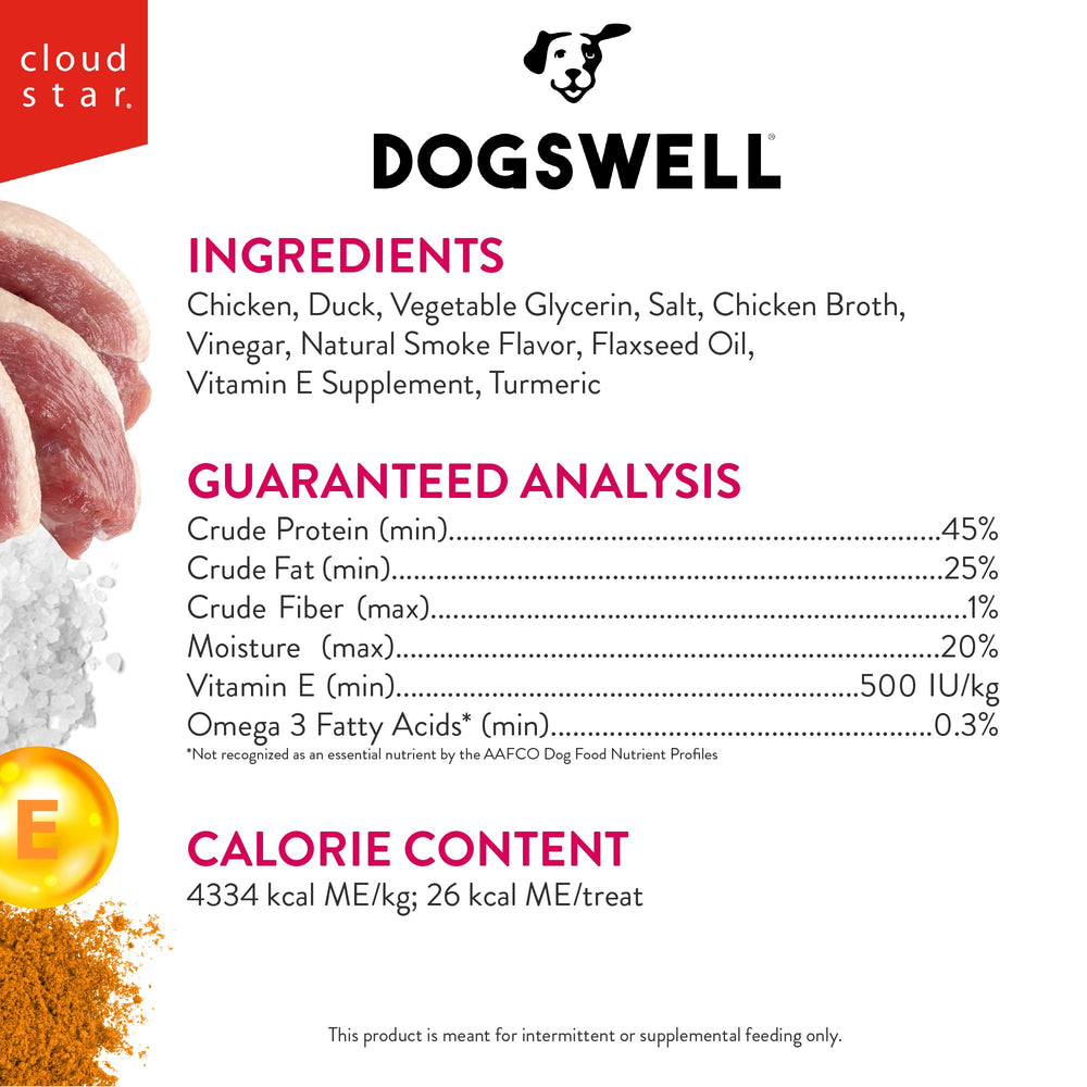 DOGSWELL Protéines élevées, bouchées compactes et faciles à mâcher.
