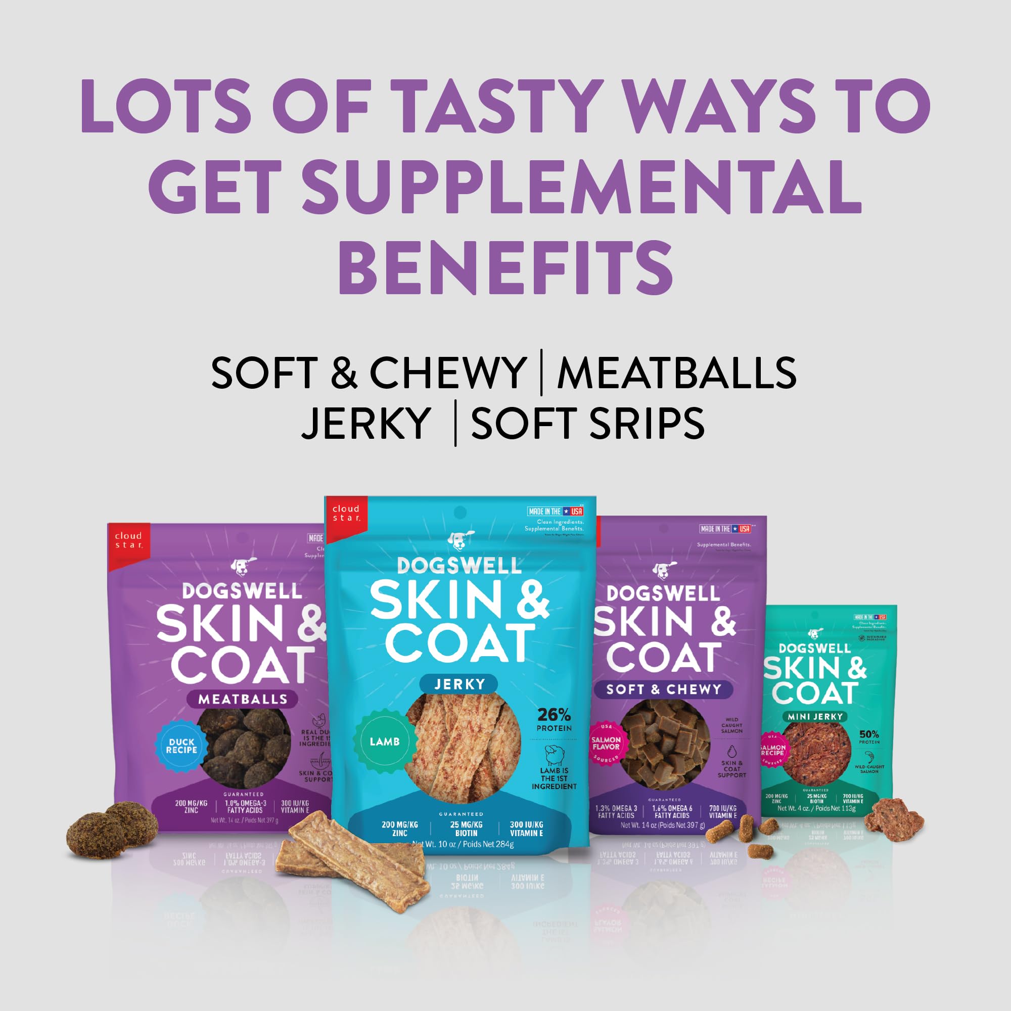 DOGSWELL sans blé, maïs et soja pour une alimentation simple