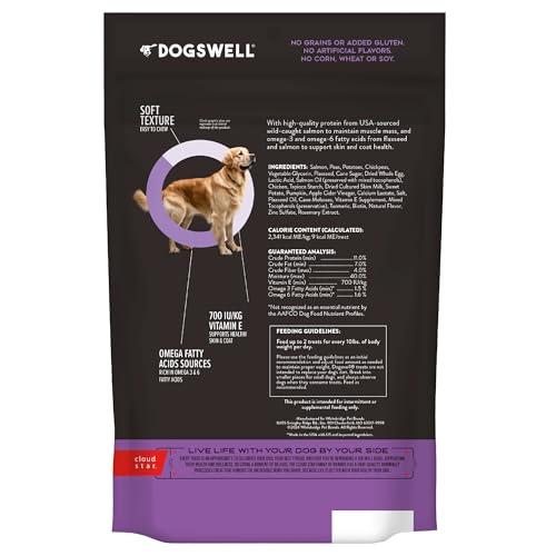 DOGSWELL saumon sauvage, premier ingrédient nutritif pour pelage sain