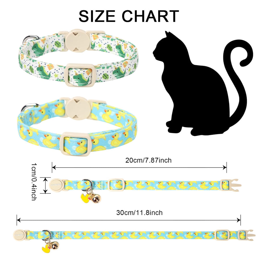 DOGWONG collier chat en coton doux, peau délicate et confort quotidien.