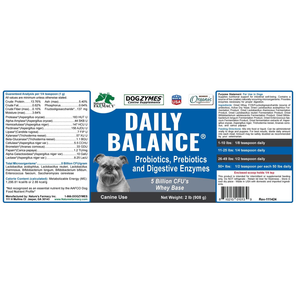 Dogzymes mélange dans le lait pour chiots en douceur.