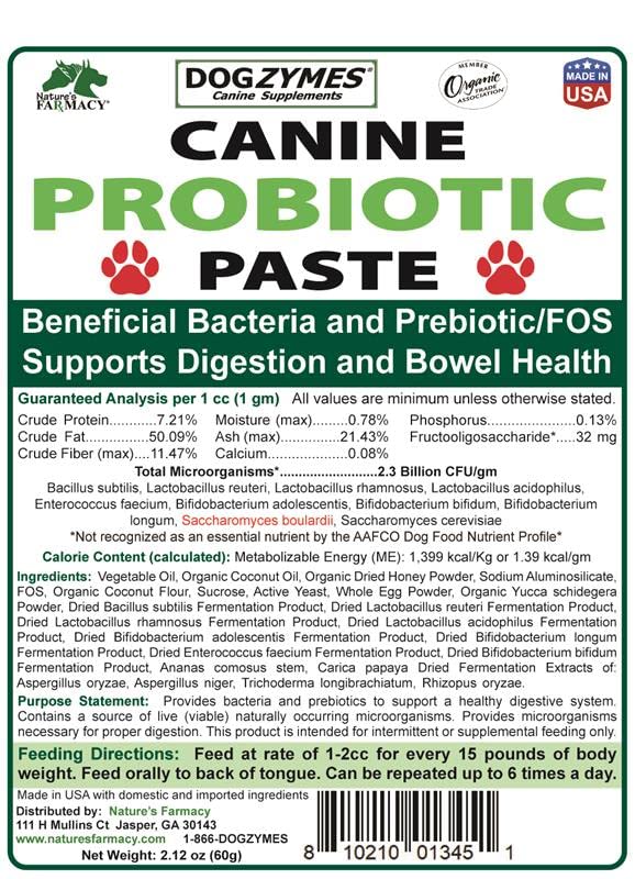 Dogzymes Pâte Probiotique – application pratique et conservation sans réfrigération