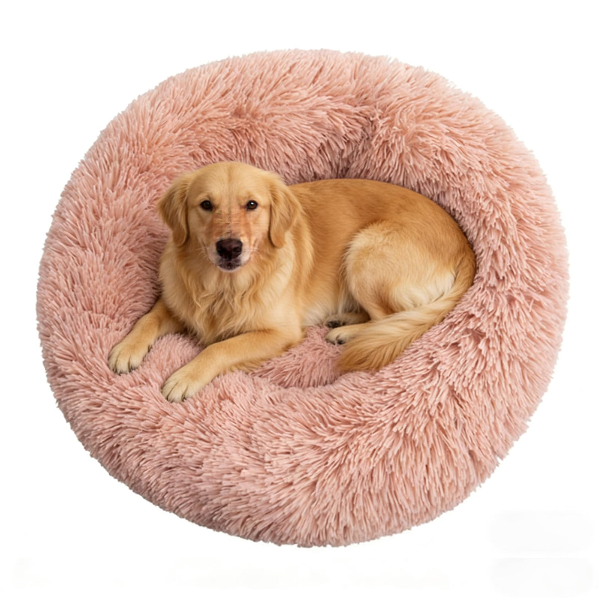 Doimier lit rond apaisant avec couverture lavable, entretien facile.