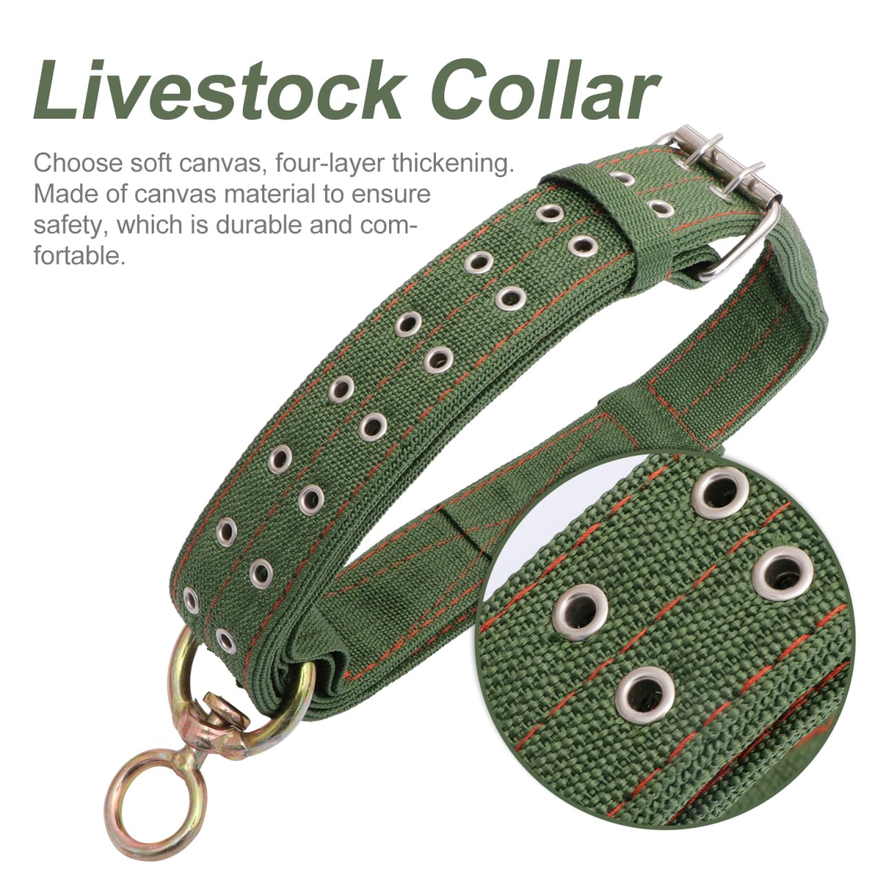 DOITOOL collier toile identification betail: gestion efficace sur le terrain.