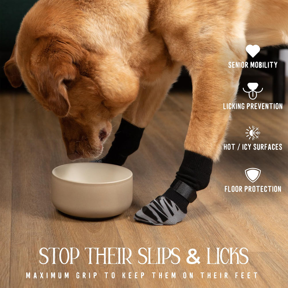 DOK Tigertoes grip extra sur patte, utilisation sur sol dur.