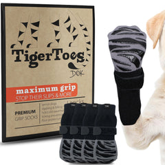 DOK Tigertoes chaussettes anti dérapantes fixant patte XL pour traction.