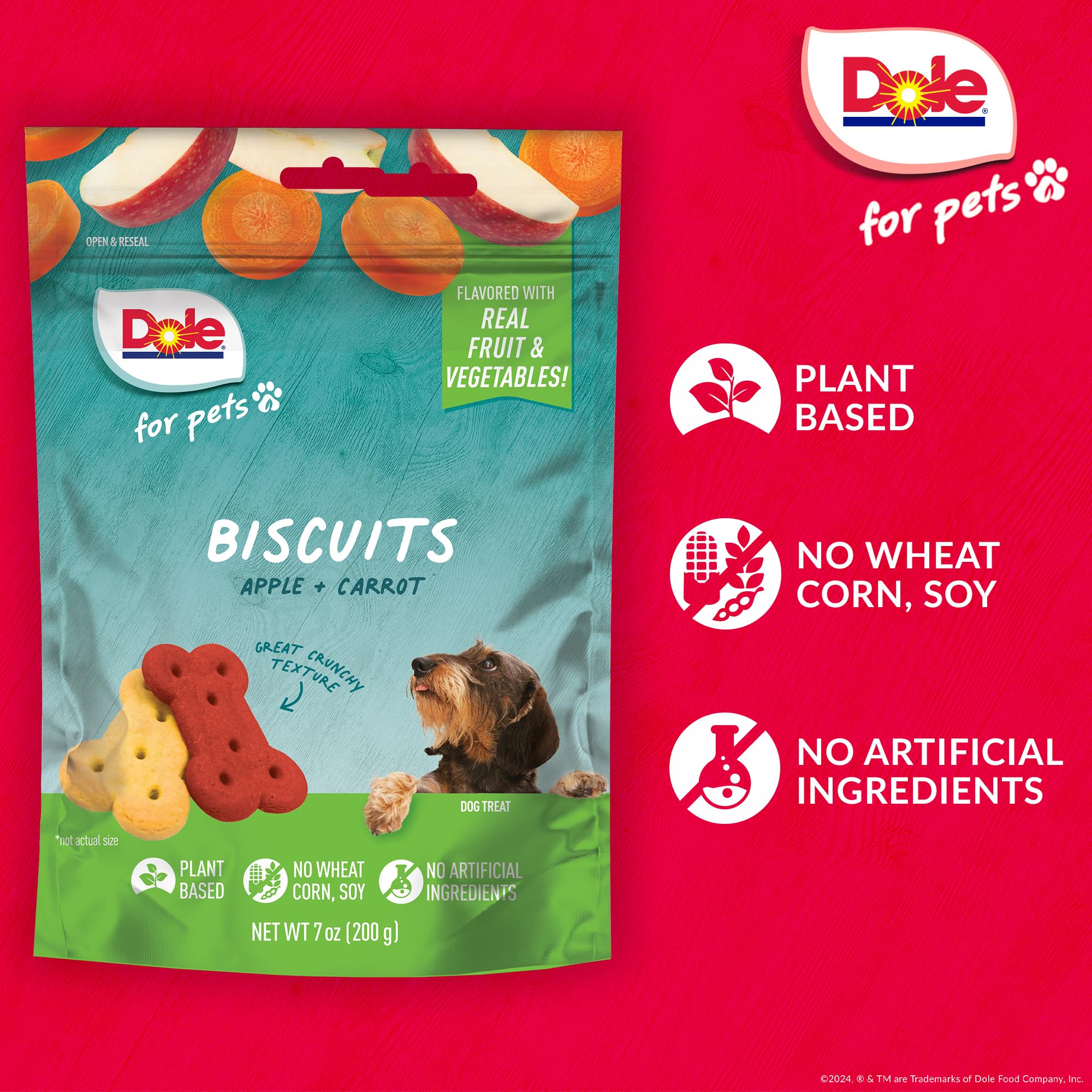 Texture croquante des biscuits Dole, moins de miettes en poche lors des promenades.
