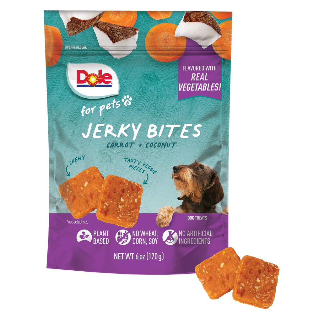 Dole bouchées carotte et coco: récompense naturelle pour chien