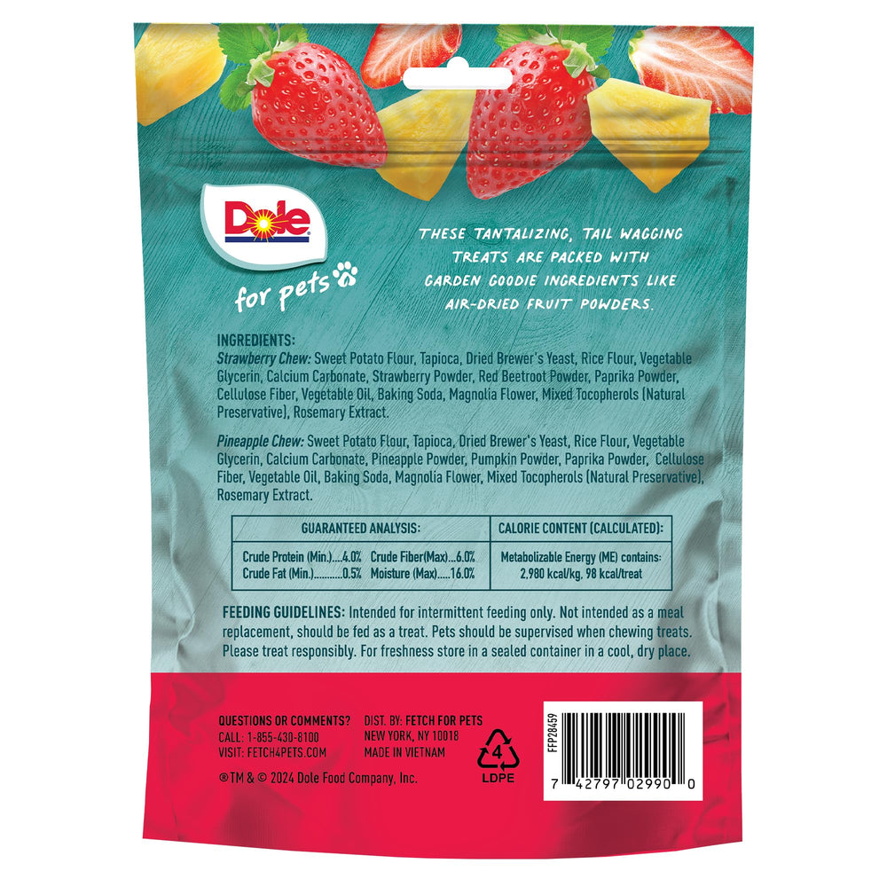 Dole Pour Pets : sachet refermable pratique pour le rangement et les sorties.