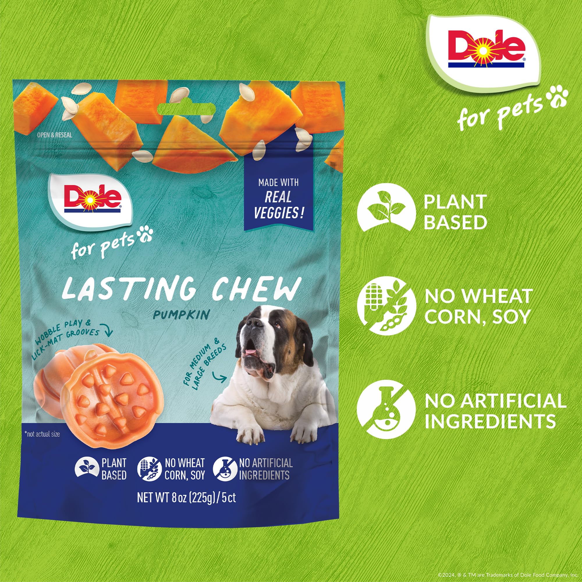 Dole pour Pets – friandise sans gluten adaptée aux chiens sensibles