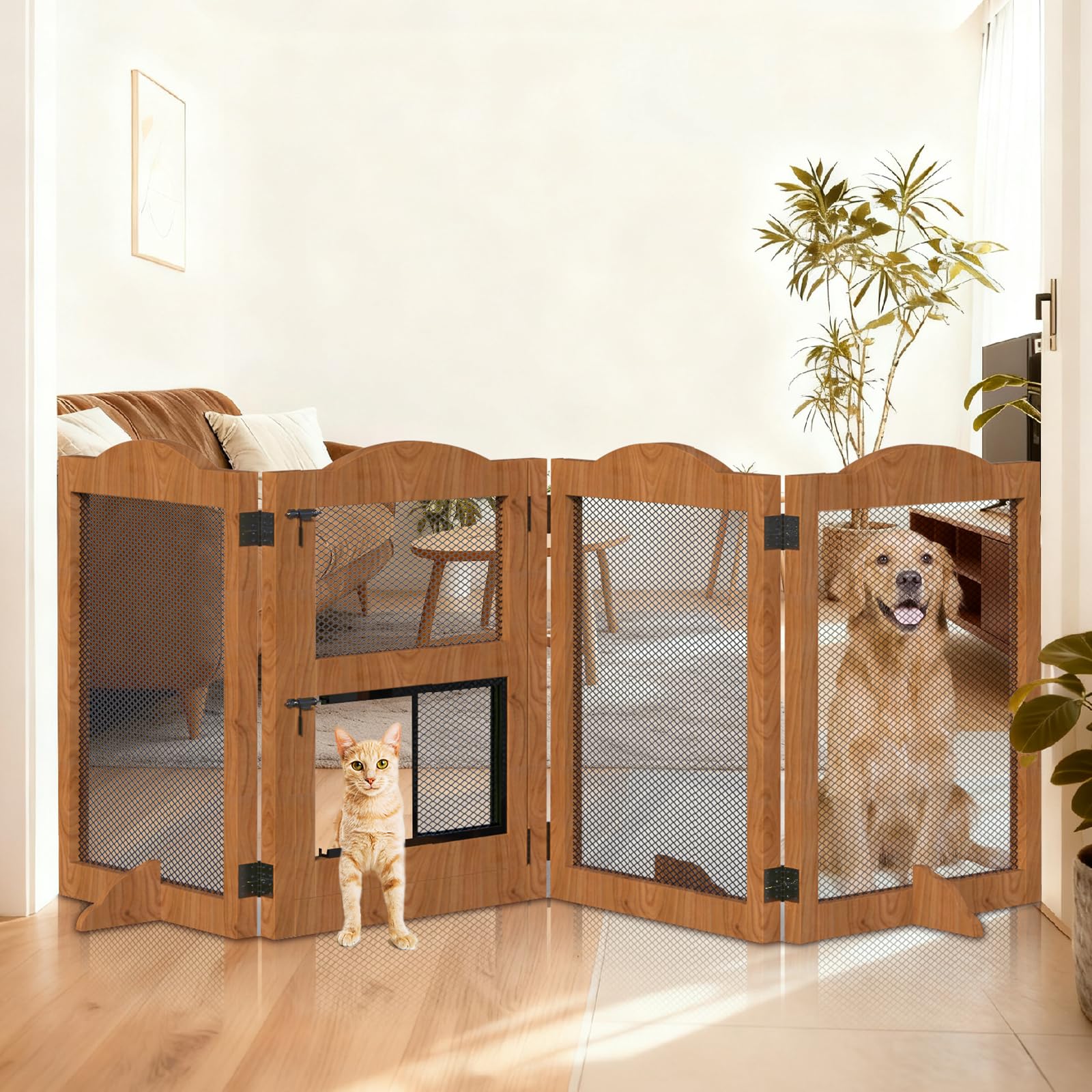 DOLEMODUO porte-chat intégrée offre liberté et sécurité pour chats et petits chiens.